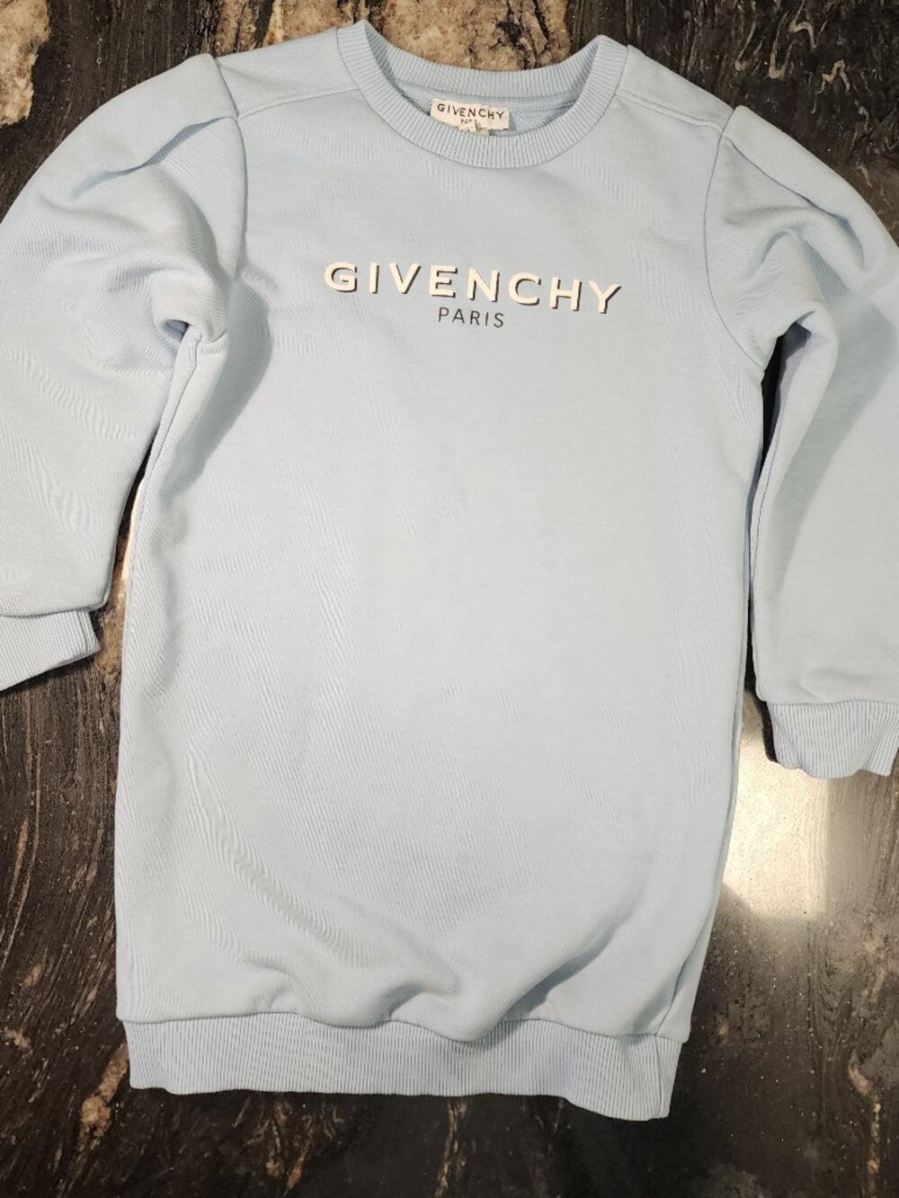 Givenchy blue sweater dress girls size 6